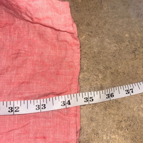 Cynthia Rowley dress - 100% linen pastel color block sleeveless - Picture 9 of 9